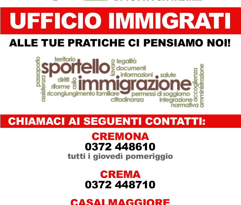 Ufficio immigrati – alle tue pratiche pensiamo noi!