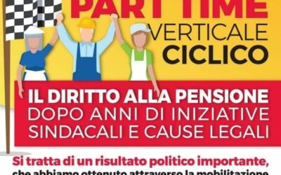 Part time verticale ciclico, dopo anni un risultato importante