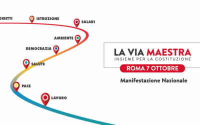 ‘La Via Maestra’ appello per la manifestazione nazionale del 7 ottobre a Roma